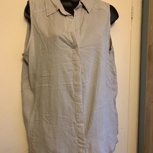 Button up tank top